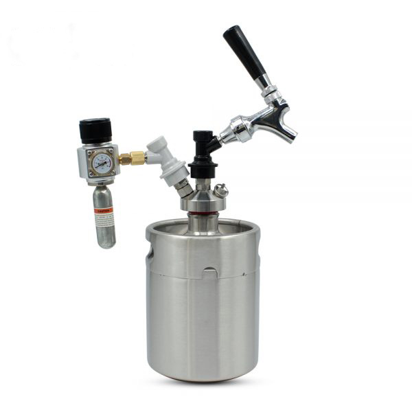 Mini Keg with Ball lock fitting and Beer Faucet.jpg